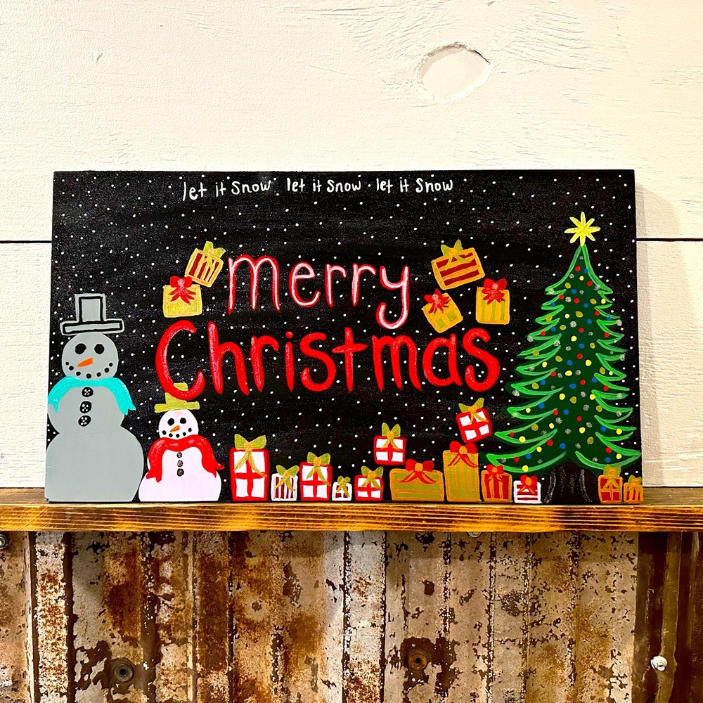 Cute wood painted door sign… or just decor for your house
